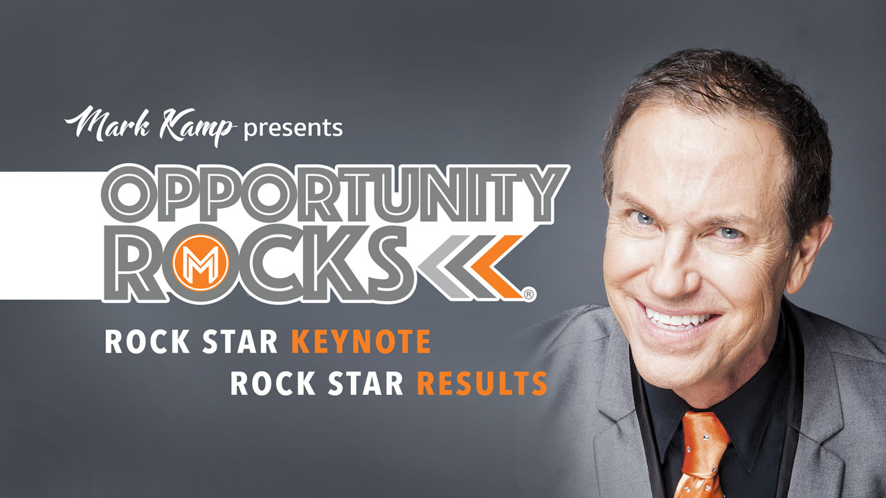 Opportunity Rocks - Rock Star Keynote Speaking Experience. Live or Virtual
