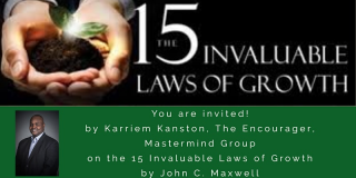 15 Invaluable Laws of Growth